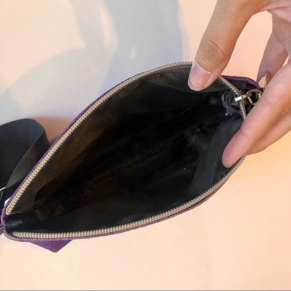 Victoria’s Secret Purple Sparkle Pouch Makeup Bag - Picture 4 of 5